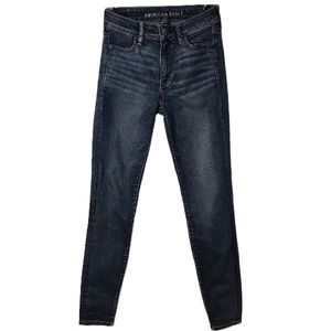 American Eagle Blue Jeans Super Stretch Size 4 Regular